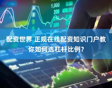 配资世界 正规在线配资知识门户教你如何选杠杆比例？