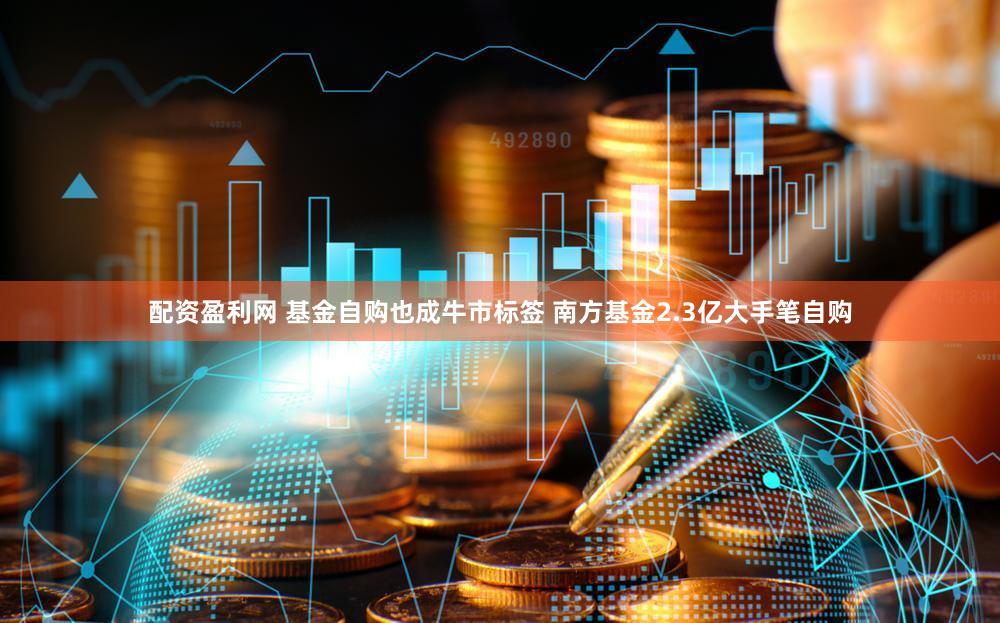 配资盈利网 基金自购也成牛市标签 南方基金2.3亿大手笔自购