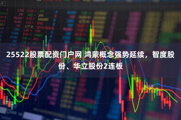 25522股票配资门户网 鸿蒙概念强势延续，智度股份、华立股份2连板