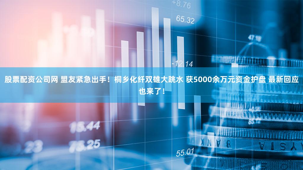 股票配资公司网 盟友紧急出手!桐乡化纤双雄大跳水 获5000余万元资金护盘 最新回应也来了!