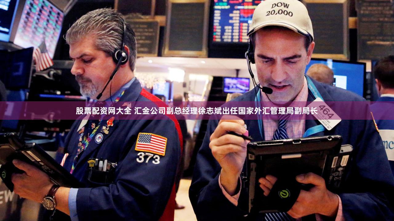 股票配资网大全 汇金公司副总经理徐志斌出任国家外汇管理局副局长