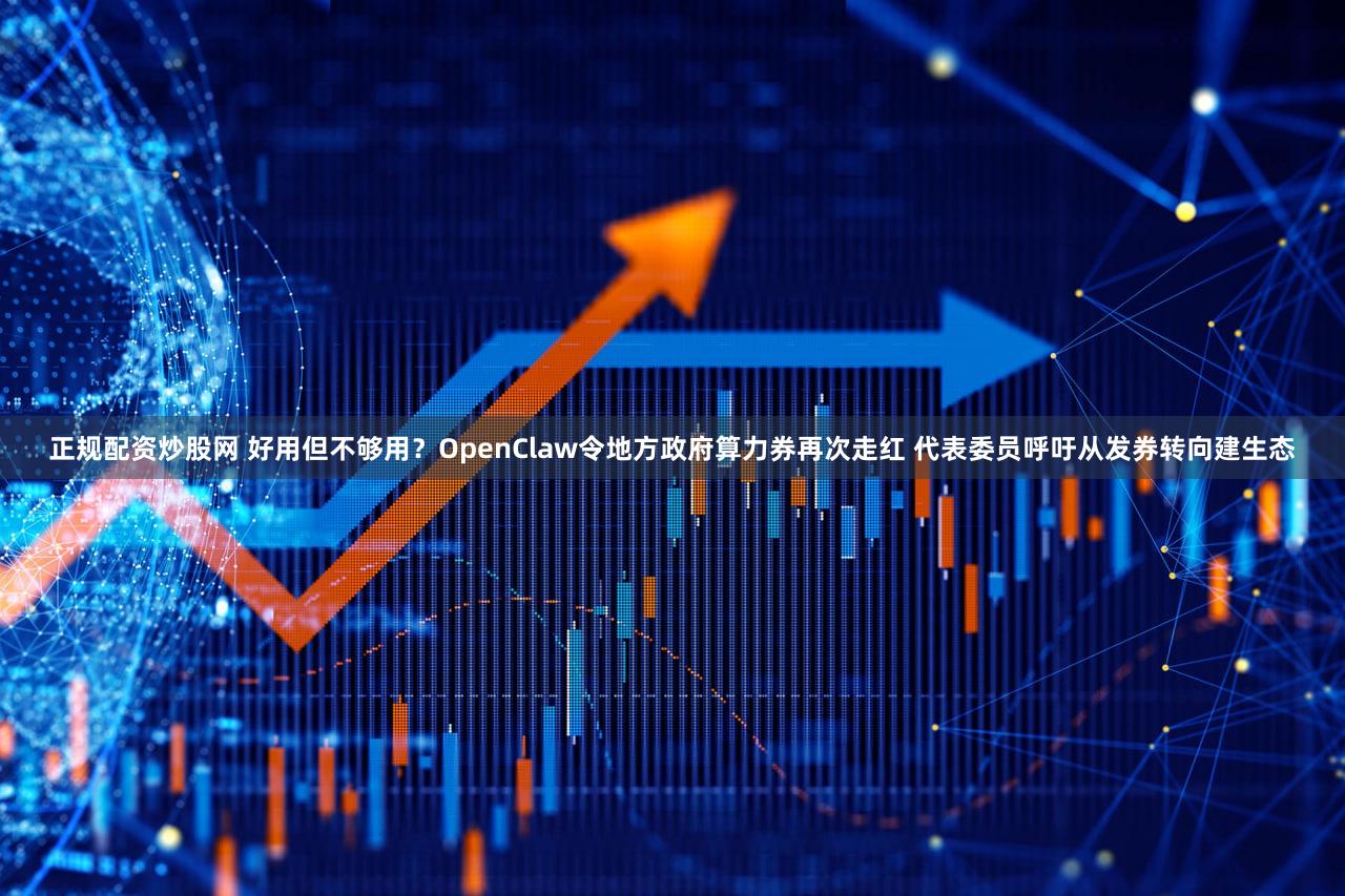 正规配资炒股网 好用但不够用？OpenClaw令地方政府算力券再次走红 代表委员呼吁从发券转向建生态