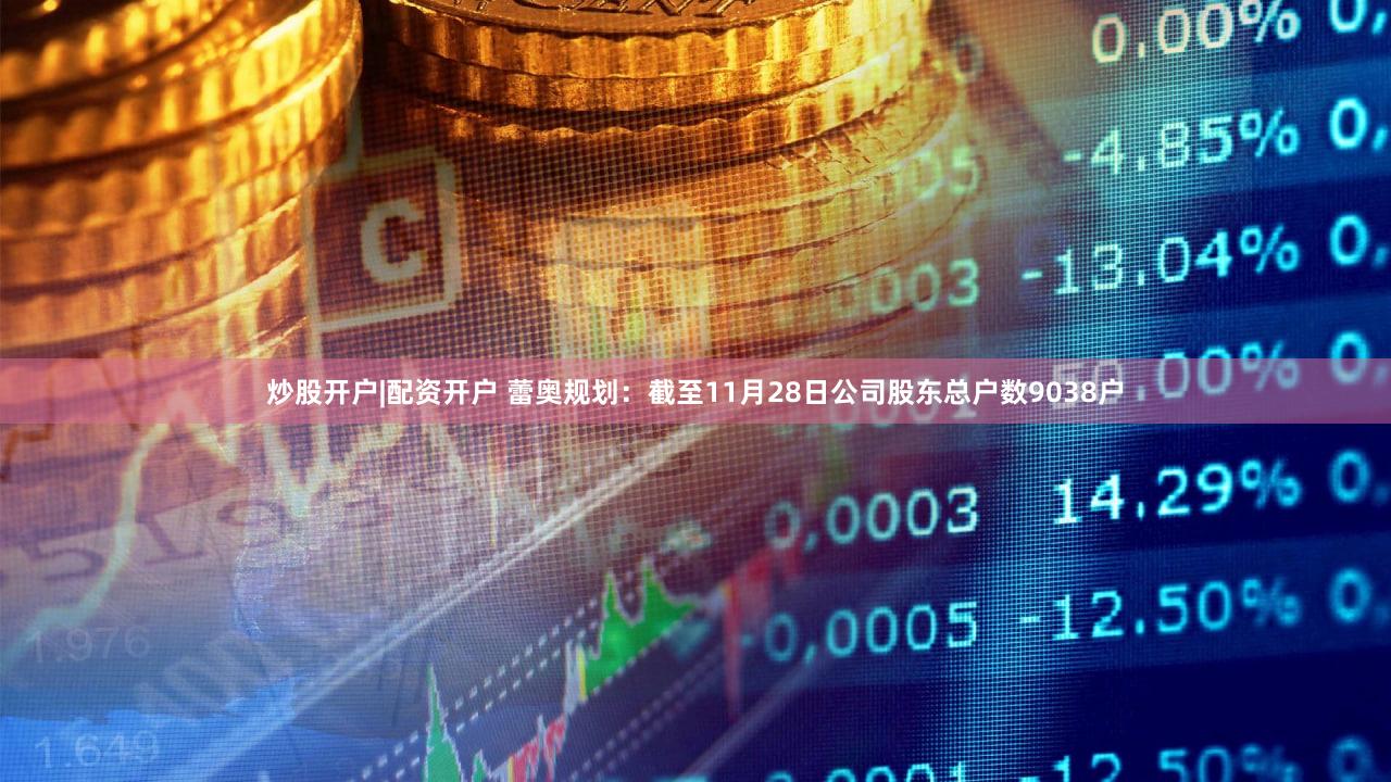 炒股开户|配资开户 蕾奥规划：截至11月28日公司股东总户数9038户