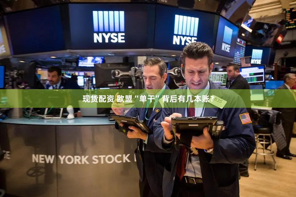现货配资 欧盟“单干”背后有几本账？