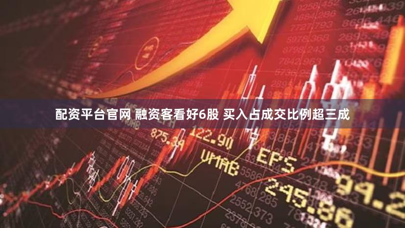配资平台官网 融资客看好6股 买入占成交比例超三成